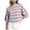 Light Blue^7Oe, variant on QGJZVUNL Women's Fall Pullover Sweaters Long Sleeve Crewneck Knitted Tops Baggy Striped Sweaters Size XL