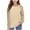 Khaki, variant on Jalioing Girls Casual Long Sleeve T Shirt Fashion Solid Round Neck Pullover Tee Kids Fall Loose Shirt 4-12 Years