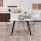 thumbnail image 2 of Set de Comedor Cristal Oslo Nogal y 4 Sillas Eames Gris base Nogal Mundo In Minimalista, 2 of 6