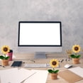 thumbnail image 3 of 3PCS Mini Crochet Sunflower Potted Plant,Knitting Crochet Flower Fake Sunflower for Bathroom Home Kitchen Rustic Table Centerpiece Shelf Decor, 3 of 4