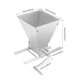 thumbnail image 2 of Grain Mill Grinder, Manual Malt Mill er, Versatile Grain Grinder Large 1.06Gal Hopper ,Easy to Operate, 2 of 7