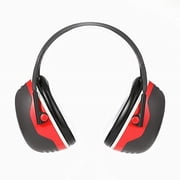3M PELTOR X3A Over-the-Head Earmuffs, 28 dB NRR, Black/Red, 1 pair