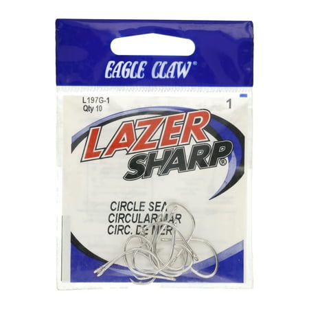 UPC: 0047708657433 | Lazer Sharp L197GH-1 Circle Offset Hook  size 1