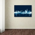thumbnail image 3 of Trademark Fine Art "London England Skyline Navy" Canvas Art by Michael Tompsett, 3 of 3