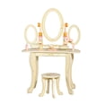 thumbnail image 3 of BELOVING Girls Vanity Set Comb Nail Polish Kids Vanity Table Set for Ages 3+ Children yellow, 3 of 8