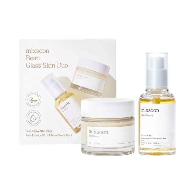 Mezcla para el cuidado de la piel Bean Glass Skin Duo Bean Essence 50 ml + Bean Cream 50 ml