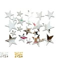 thumbnail image 6 of 20pcs/set Star Shape Mirror Stickers 3D Acrylic Stars Mirrored Decals DIY Room Home Decoration Wallpaper, 6 of 8