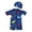 D001, variant on FLMEI Baby Boys One Piece Swimsuits High Stretch Bathing Suit for Kids Zipper Short Sleeve Swimwear Toddler Dinosaur Shark Print Beach Wear Upf50+ with Swim Cap 12 Months - 8 Years