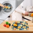 thumbnail image 4 of Ryvnso Tropical Leaf Flower Dish Drying Mat for Kitchen Countertop 16x18 Small Dish Pad Drainer Rack Dish Sink Mats, 4 of 7