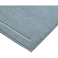 thumbnail image 6 of Hawmam Linen Light Blue Bath Mats, 21 x 34 inches, Pack of 2 - 100% Ring Spun Cotton, Banded Design, Highly Absorbent, Machine Washable for Bathroom Floor, 6 of 6