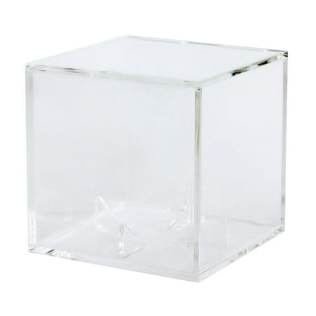 Clear Acrylic Baseball Box Cube Storage Box Sports Tennis Ball ...