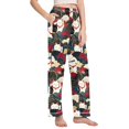 thumbnail image 2 of FORMRS Women's Pajama Pants with Pockets Soft Comfy Loungewear Sleep Bottom, Sizes S-2XL, White Lucky Cat, 2 of 8