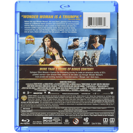 Warner Brothers Wonder Woman Blu-ray