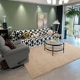 thumbnail image 2 of Junovo Modren Area Rug Soft Shag Carpet for Living Indoor Carpet,Fluffy Rugs for Kids Room/Bedroom,4'x6',Tan, 2 of 7