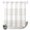 White Khaki, variant on No Hook Shower Curtain, Beige White Boho Shower Curtains for Bathroom with See Through Top Window, Vintage Ethnic Tribe Abstract Art Waterproof & Washable Bath Curtain Long 72"x78"