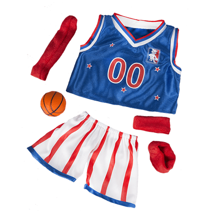 All-Stars Basketball Uniform Outfit for 14 -18 Plush Toys Sports Jersey Costume All-Stars Basketball Uniform Outfit for 14 -18 Plush Toys Sports Jersey Costume