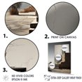 thumbnail image 3 of Designart "Minimalist Scenery Depicting The Harmony Of Elements III" Power Plants Floater Framed Wall Art Living Room, 3 of 5