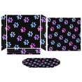 thumbnail image 2 of Pink Blue Purple Galaxy Paw Prints PS4/PS4 Pro/PS4 Slim Skin Sticker For Console And Controller Skins, 2 of 6