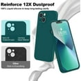thumbnail image 3 of Compatible with iPhone 13 Case, Premium Silicone Upgraded [Camera Protection]  [Soft Anti-Scratch Microfiber Lining] Phone Case for iPhone 13 6.1 inch - Teal, 3 of 14