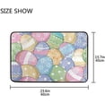 thumbnail image 7 of GZHJMY Easter Bunny and Easter Eggs Floor Mat, Non-Slip Washable Entrance Front Door Rug for Home Indoor Kitchen Bathroom Bedroom, 23.6"x 15.27", 7 of 7
