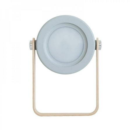 

Pretty Comy New Creative Wood Handle Foldable Night Lights Reading Lamp Portable Lantern Lamp Telescopic Folding Led Table Lamp USB Charging Green