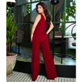 thumbnail image 2 of 476-59 Jumpsuit dama de vestir rojo quemado, 2 of 2