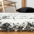 thumbnail image 4 of SAFAVIEH Hudson Shag Jackalyn Abstract Area Rug, Ivory/Dark Grey, 5'3" x 7'6", 4 of 8