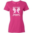 thumbnail image 3 of Inktastic Breast Cancer Awareness Hope Support and Love Women's T-Shirt, 3 of 5