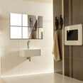 thumbnail image 2 of 16Pc 15Cm Square Mirror Gla Ss Tile Wall Stickers Decal Home Decor Self Adhesive, 2 of 9