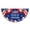 Red,White,Blue-2, variant on 250 Year Anniversary Birthday Bunting Flag – Patriotic USA Anniversary Fan Banner 1776-2026 Blue Red White with Brass Grommets, Half Moon for Decorative Display and Festive Events Outdoor Garden