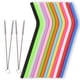 thumbnail image 3 of Bearachild Pajitas reutilizables de silicona Accesorios para beber Bebidas Batido Paja flexible Botella de agua Color de repuesto al azar 6 piezas 2 Mostrada No.02 Bearachild HA011566-02, 3 of 6
