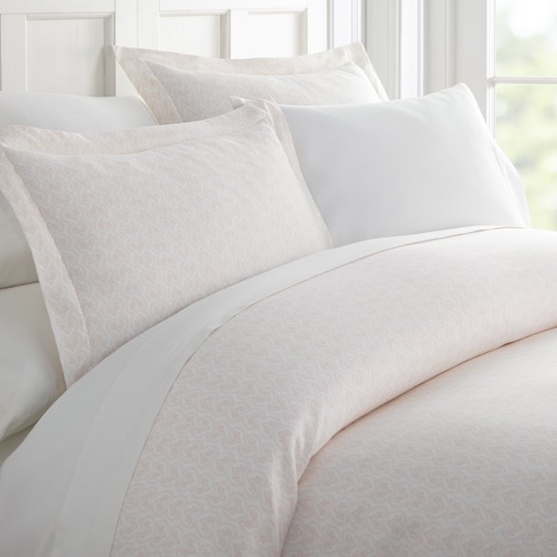 Noble Linens Premium Ultra Soft Classic in Pink Pattern 3 Piece Duvet