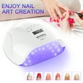 thumbnail image 4 of NAILGIRLS 150W UV LED Nail Lamp Nail Dryer for Gel Nail Polish 4 Timer Setting with Automatic Sensor, 4 of 14