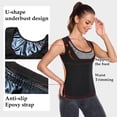 thumbnail image 3 of QRIC Womens Sauna Vest Sweat Tank Top Shapewear Waist Trainer Body Shaper Weight Loss Workout Shirt, 3 of 6