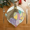 thumbnail image 2 of Dreamtimes Easter Eggs Cloth Napkins Set of 1, Oversized Washable Reusable Polyester Dinner Table Napkins for Family, Restaurant, Party Decor, 20 x 20 Inch, 2 of 7