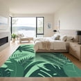 thumbnail image 3 of ODIKA 6'x9' Machine Washable Non-Slip Area Rug, Modern Seafoam Green High Traffic Rug, Green, 1091194, 3 of 7