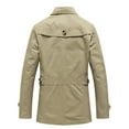 thumbnail image 3 of Men's Casual Cotton Jacket - Lightweight Work Coat Windbreaker for Everyday Wear, 3 of 8