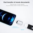 thumbnail image 3 of Lightning Male to USB Female Adapter for iPhone 14 13 12 11 Pro Max for Apple MFi Certified OTG Cable Transfer Digital Camera Flash Drive Card Reader Cord Keyboard Hub Dongle for iPad Phone Adaptador, 3 of 7
