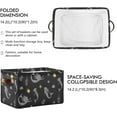 thumbnail image 3 of GZHJMY Dark Mermaid Storage Basket, Durable Canvas With Handles Large Collapsible Storage Bins Boxes for Home Office - 1 Pack Collapsible Organizer, 3 of 7