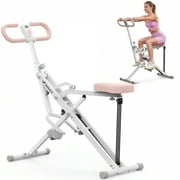 MERACH Squat Machine, 2 In 1 Squat Rowing Machine, Easy Setup & Foldable Exercise Equipment, Glute Trainer Machine, Glutes & Leg Home Workout Machine
