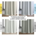 thumbnail image 3 of Exclusive Fabrics  Essential Polyester Solid Blackout Curtains - Thermal Insulated Window Curtains Rod Pocket (Single Panel) 50 X 84 - Warm White, 3 of 5