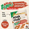 thumbnail image 3 of Tajin Crunchy Peanuts, Nuts with Chili and Lime Seasoning, Mild, No Artificial Colors or Flavors, 2.25 oz Snack Bags, 12 Pack, 3 of 5
