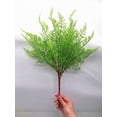 thumbnail image 5 of Artificial Weeping Willow, Plastic Plants Greenery Leaves Fake Hanging Vine Faux Ivy Garland UV Resistant for Home Indoor Outdoor Garden Door Wall Baskets Wedding Party Table Decor Decoration - 4 Pcs, 5 of 5