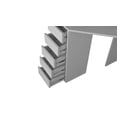 thumbnail image 2 of Roomsmart Corner Makeup Vanity Desk with 3 Mirrors and 5 Drawers, 2 of 7