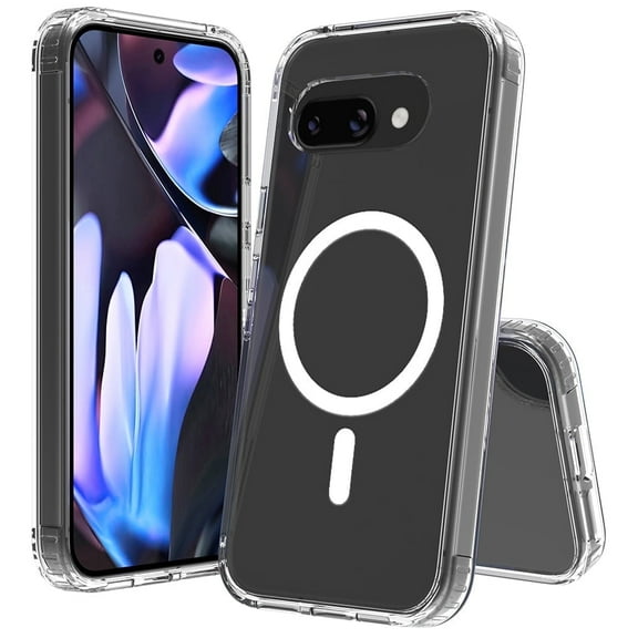 Google Pixel 9a (2025) Hybrid Shockproof Clear Acrylic Case - Clear