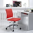 thumbnail image 5 of Modway Jive Armless Midback Leatherette Office Chair, Multiple Colors, 5 of 10