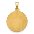 thumbnail image 3 of Auriga Fine Jewelry 14K Yellow Gold with White Rhodium Hollow St. Jude Thaddeus Medal for Women (L-22.5 mm, W-16.4 mm), 3 of 6