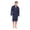 Navy, variant on Skylinewears Men’s Luxury Robe 100% Cotton Terry Robe Shawl Collar Kimono Bathrobe Spa Robe Lightweight Soft Sleepwear Shower Robe Gowns for Men