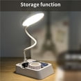 thumbnail image 4 of Lámpara De Escritorio Brillante, Luz De Escritorio Con Soporte Para Teléfono, Luz De Mesa Para El Cuidado De Los Ojos, Lámpara De Mesa Portátil, Luz De Lectura Ajustable Para El Hogar Methold HA020715-00, 4 of 7