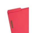 thumbnail image 5 of Smead® Color Reinforced Tab Fastener Folders, Legal Size, 1/3 Cut, Red, Pack Of 50, 5 of 9